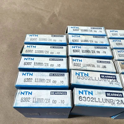 New Lot 17 NTN 6302 LLUNR/2A 00-10 Bearings Warranty Fast Shipping 🇺🇸