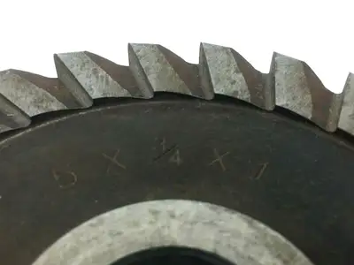 USED NACHI 5" X 3/4" MILLING CUTTER
