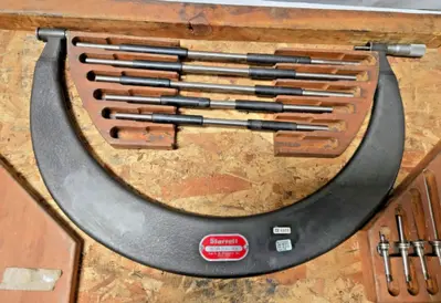 Starrett 724 Outside Micrometer Set 12" - 18" Made in USA