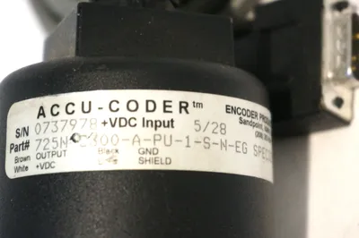 USED ENCODER PRODUCTS 725N-3800-A-PU-1-S-N-EG ACCUCODER 725N3800APU1SNEG