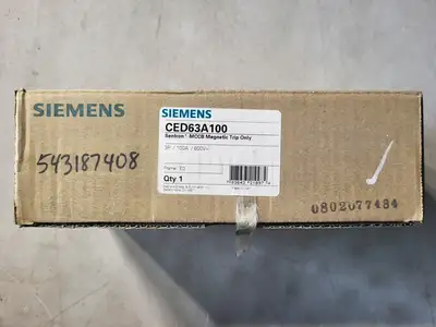 New | in-Stock SIEMENS CED63A100 Switchgears British Columbia CA | Lenmark #241928
