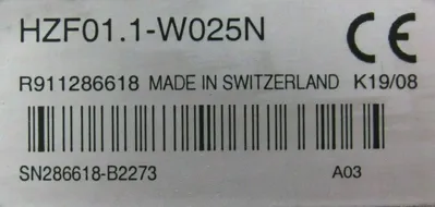 NEW REXROTH HZF01.1-W025N SERVO AMPLIFIER R911286618 HZF011W025N