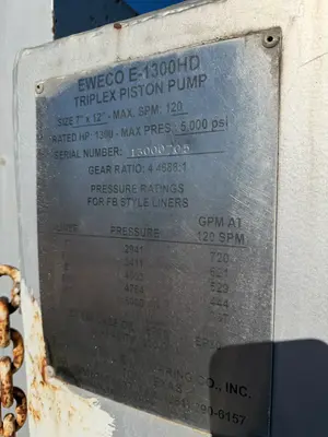 Used EWCO _UNKNOWN_ Piston Pumps Oklahoma US | Oil The Woodlands Group #1500853