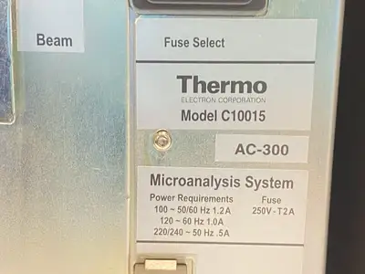 USED THERMO NORAN SYSTEM SIX MICROANALYSIS SYSTEM AC-300