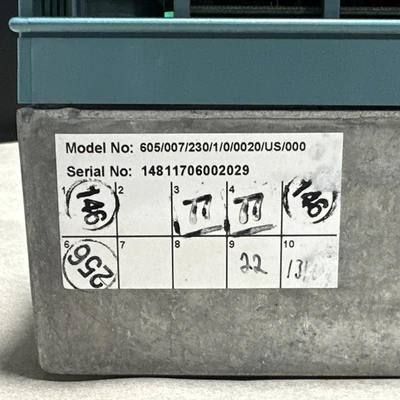 USED Eurotherm 605/007/230/1/0/0020/US/000