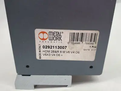 Used Metal Work Pneumatic Pneumatic Manifold HDM 2B&R 8 M V6 V4 O6 V6X3 V4 O6 + Solenoid Valves Michigan US | Maverick Industrial Sales #1393463