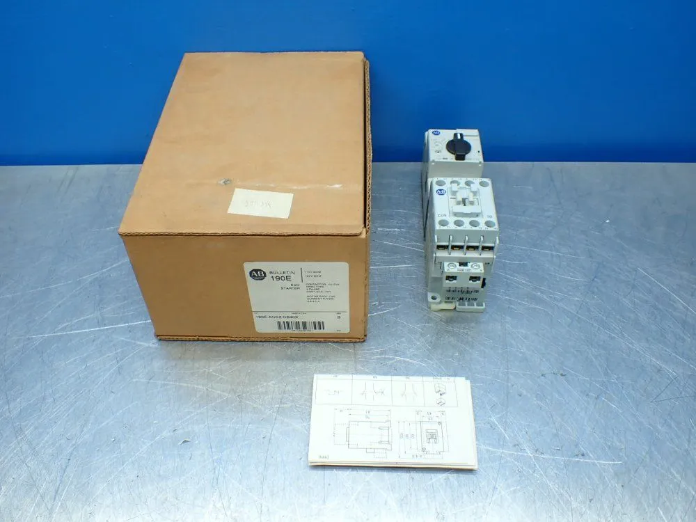 New | in-Stock ALLENBRADLEY 190EAND2CB40X Starters | HGR 24 #748143