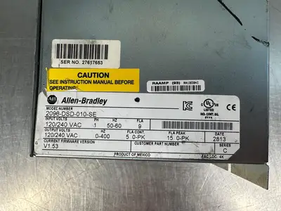 USED Allen-Bradley 2098-Dsd-010-Se