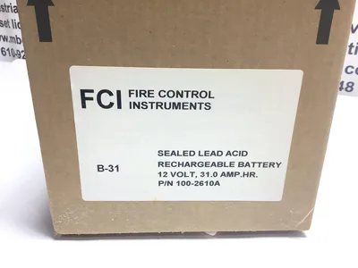 FCI 100-2610A 31 AH Lead Acid Battery Sealed Rechargable