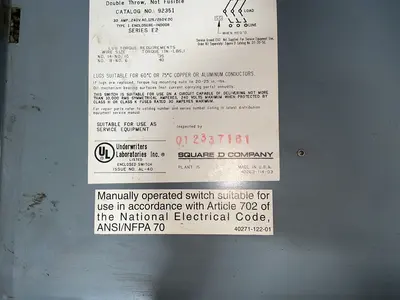 Used SQUARE D 92351 Disconnects Ohio US | HGR 24 #1488498