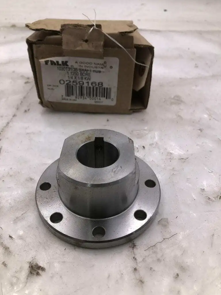 FALK 0259168 1.1250″ Shaft Hub Coupling Flange 1/4″ X 1/8″ keyway NIB