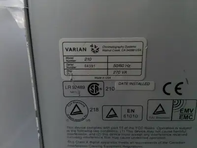 Varian HPLC Liquid Chromatology System w/ Computer