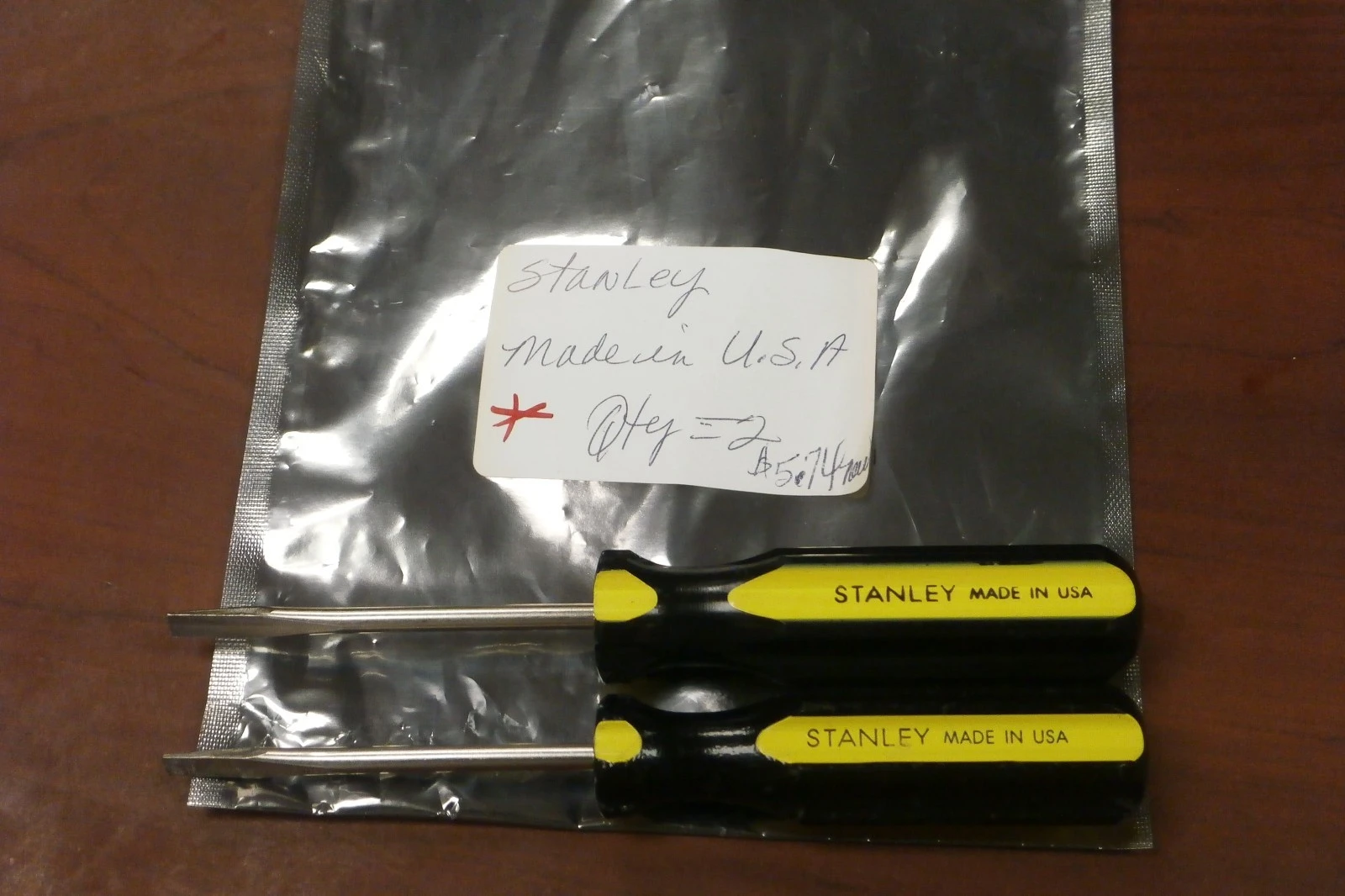 USED Stanley Flat-head Screw Drivers