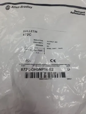 Allen Bradley 872C-DH5NP18-E2 Ser D Inductive Proximity Sensor. 5D-32