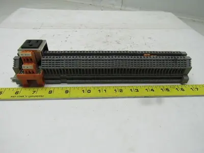 Morsettitalia EURO-2.5 Gray Terminal Block Din Rail 2.5Mm 800V 24Amp Lot of 40