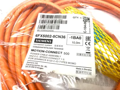 NEW SIEMENS MOTION-CONNECT 500 POWER CABLE ASSEMBLY 10M