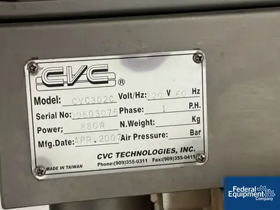 USED CVC CVC Wrap Around Labeler, Model 302C