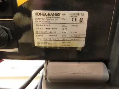 Used KONE CRANES _UNKNOWN_ Bridge & Overhead Cranes Indiana US | Arrow Industrial #1366913