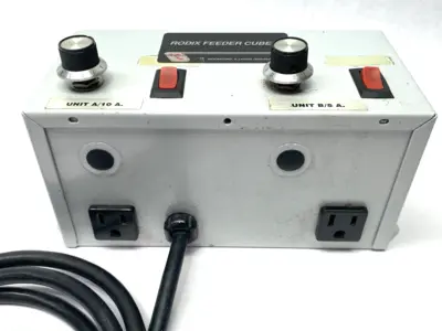 Used Rodix Plus Feeder Cube Dual Control Unit 10A Unit A, 5A Unit B, 121-13 Industrial Controls Michigan US | Maverick Industrial Sales #1402198