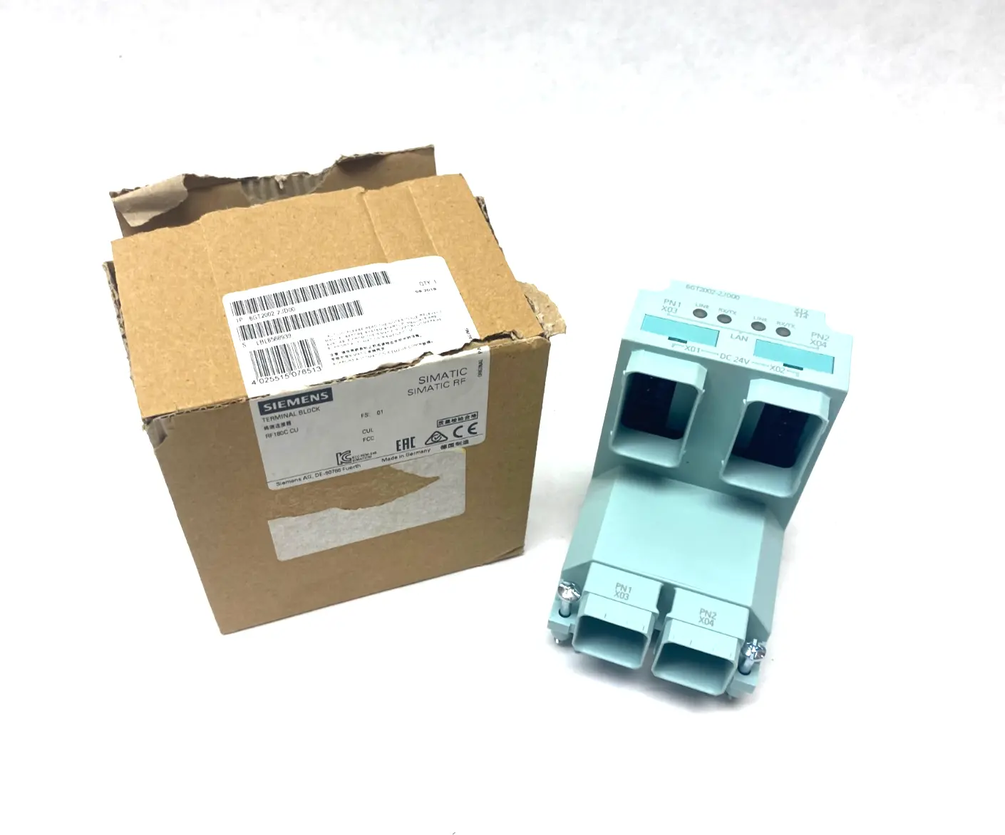 USED SIEMENS SIMATIC RF ETHERNET CONNECTION TERMINAL RF180C CU