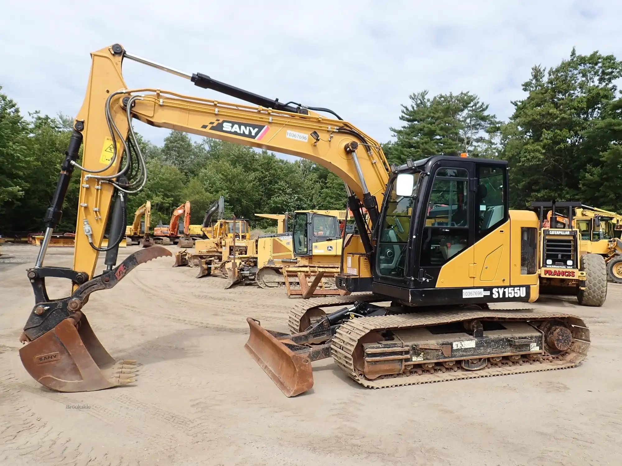Used 2022 SANY SY155U Crawler Excavators Massachusetts US | Brookside Equipment Sales #1422162