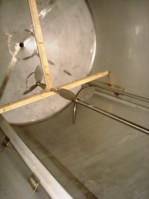 6750 L Stainless Steel Open Top Tank.