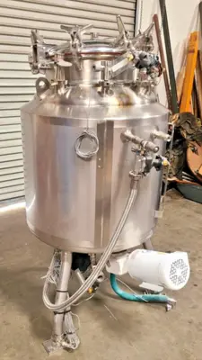 DCI 230 Liter Jacketed Stainless Steel 230L Tank Bioreactor Mixer Fermentation