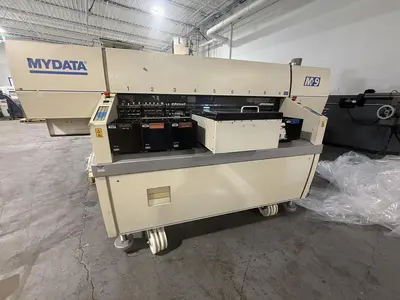 Used 2003 MYDATA MY9 Flexible SMT Pick & Place Mounter Minnesota US | Source Machinery Sales #1366711