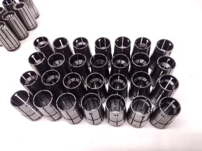69 Pieces | Assorted CNC Spring Collets LOT OF 69 - Used
