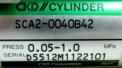 NEW CKD SCA2-0040B42 PNEUMATIC CYLINDER SCA20040B42