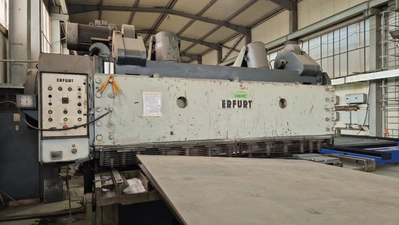 ERFURT Guillotine Shear, in very good working condition, visible under power, POA