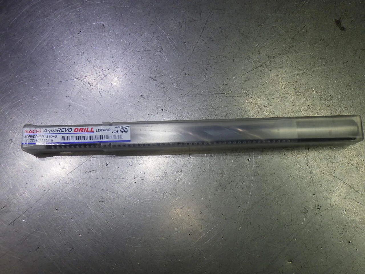 Nachi AquaREVO 14.7mm Coolant Thru 8xD Carbide Drill AQRVD0H8D1470-D (LOC2583A)