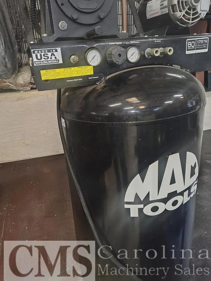 USED 2021 MAC TOOLS ACPV580S 80 GALLON AIR COMPRESSOR