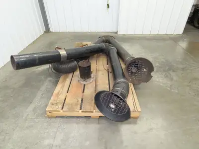 Donaldson Flex Trunk Torit Fume Collector Ex-Arms 2 Station Trunkline Set of 2