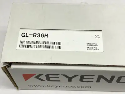 GL-R36H | Keyence  Safety Light Curtain Set Hand Protection Type 36 Optical Axes - New