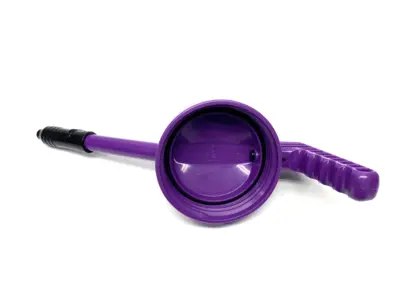 USED OILSAFE STRETCH SPOUT LID, PURPLE