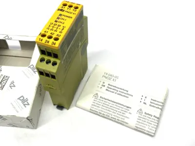 New | in-Stock Pilz Safety Relay Standalone 1-Channel Input Relays & Switches Michigan US | Maverick Industrial Sales #1401809