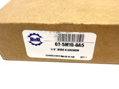 New | in-Stock B&B Manufacturing Aluminum Timing Pulley 5M Tooth Style Miscellaneous MRO Michigan US | Maverick Industrial Sales #1401940