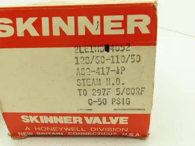 Lancer 2LE1HB4052 2-Way Skinner Steam Solenoid Valve 1/2" NPT N.O. 0-50psi 120v