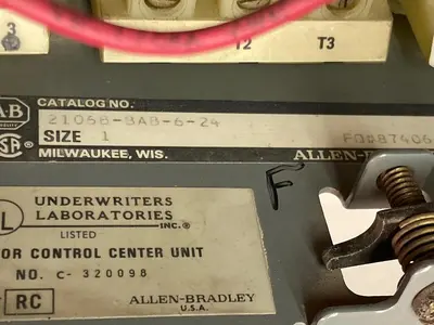 Used ALLEN BRADLEY 2106B-BAB-6-24 Starters | Surplus Asset Holdings #1204916