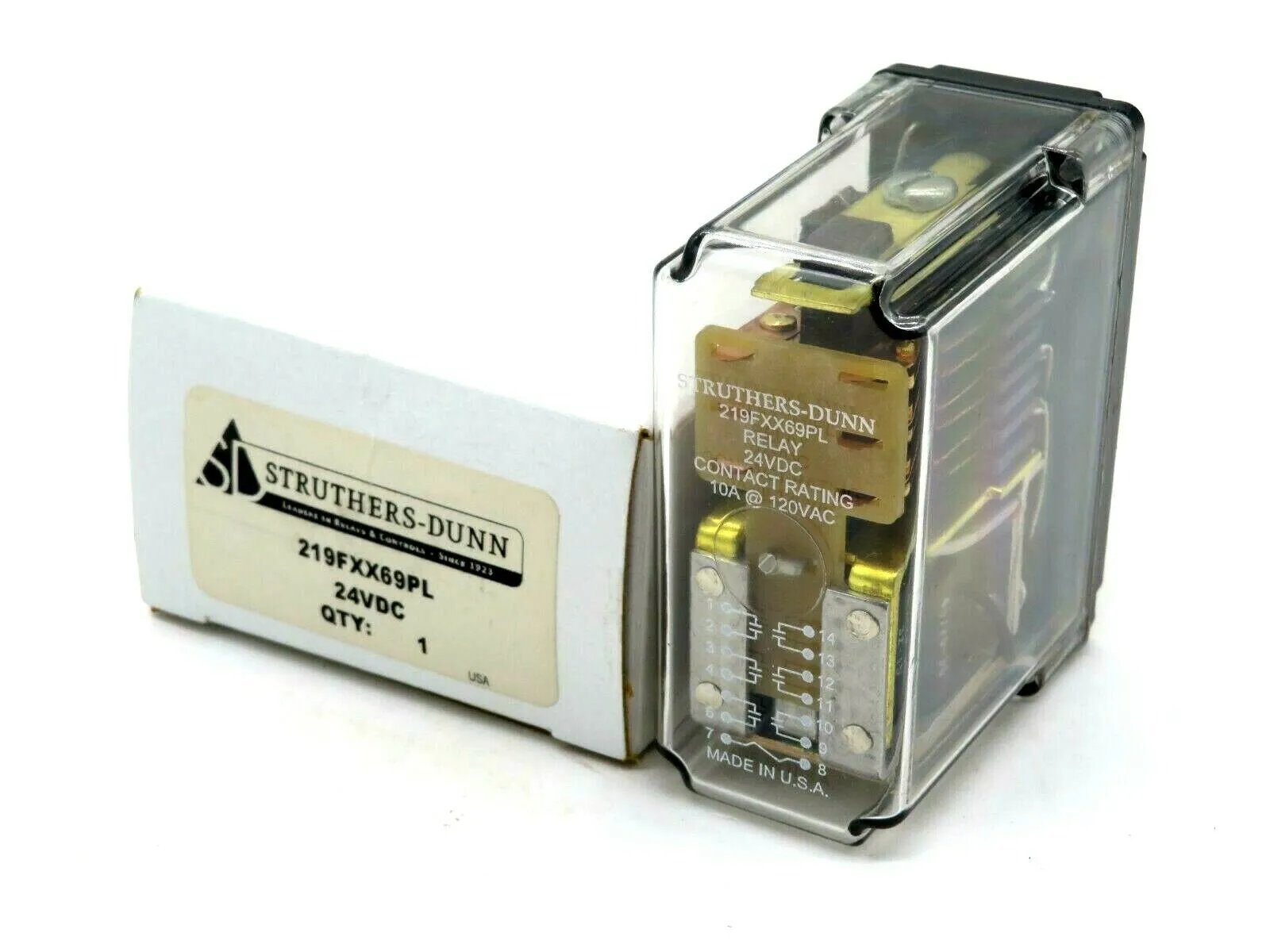 NEW STRUTHERS-DUNN 219FXX69PL RELAY 24VDC