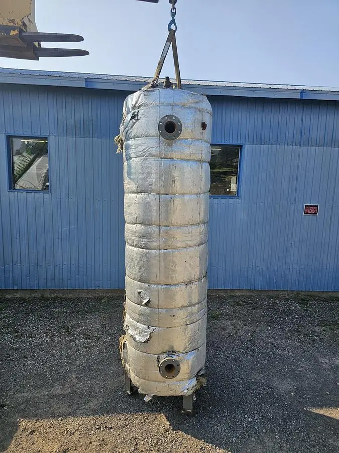 Used 600 Gallon Pressure Tank (Vessel), Carbon Steel, Insulated