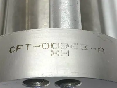 USED BIMBA FLAT 2 1-1/16" BORE PNEUMATIC CYLINDER