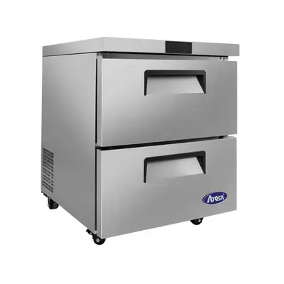 New | in-Stock Atosa New Atosa MGF8415GR 27'' Two-Drawer Undercounter Refrigerator Undercounter Refrigerators Illinois US | Falcon Restaurant Supply #1375429