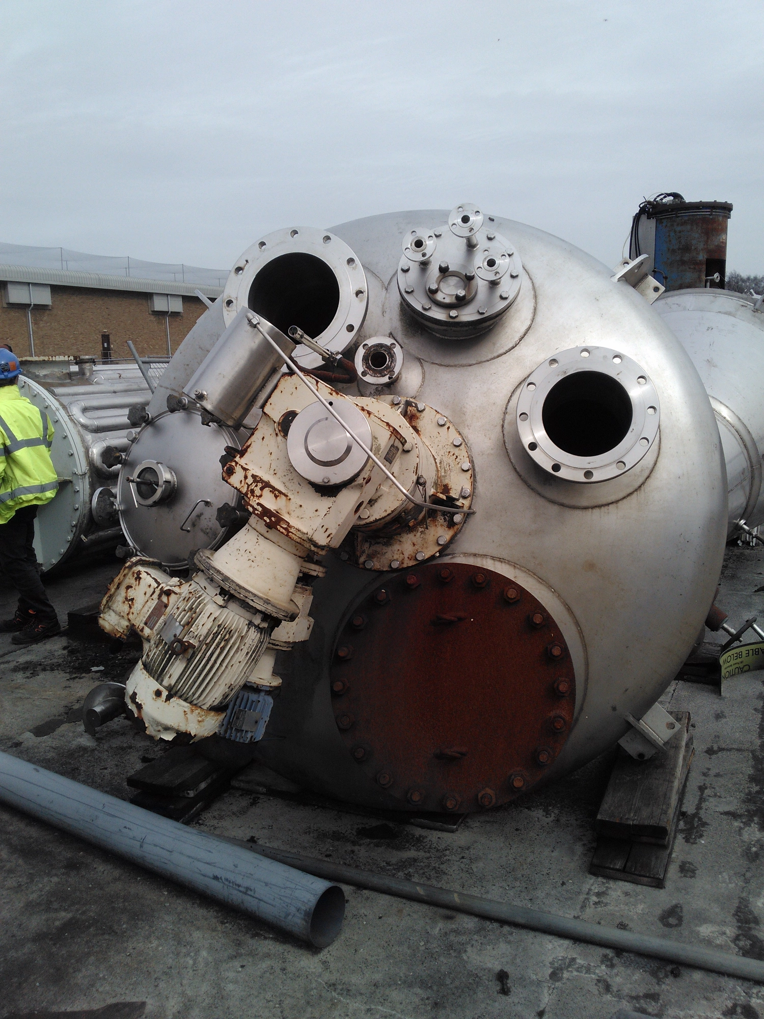 2,400L Alfred Boltz S/S Vacuum JKTD Cone Mixer Drier Type MF200