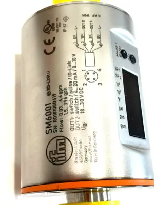 NEW IFM SMR12GGXFRKG/US-100-SM6001 FLOW METER SMR12GGXFRKGUS100 SM6001