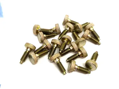 New | in-Stock Vlier Plunger Screw Knurled Knob M6x1.0, 0.512" Thread Length 19-PACK Nuts & Screws Michigan US | Maverick Industrial Sales #1456767