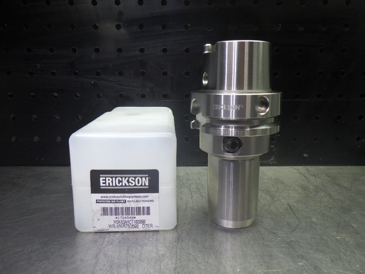 Erickson HSK63A 16mm Hydraulic Tool Holder 97mm Pro HSK63AHCT16095M (LOC3528A)