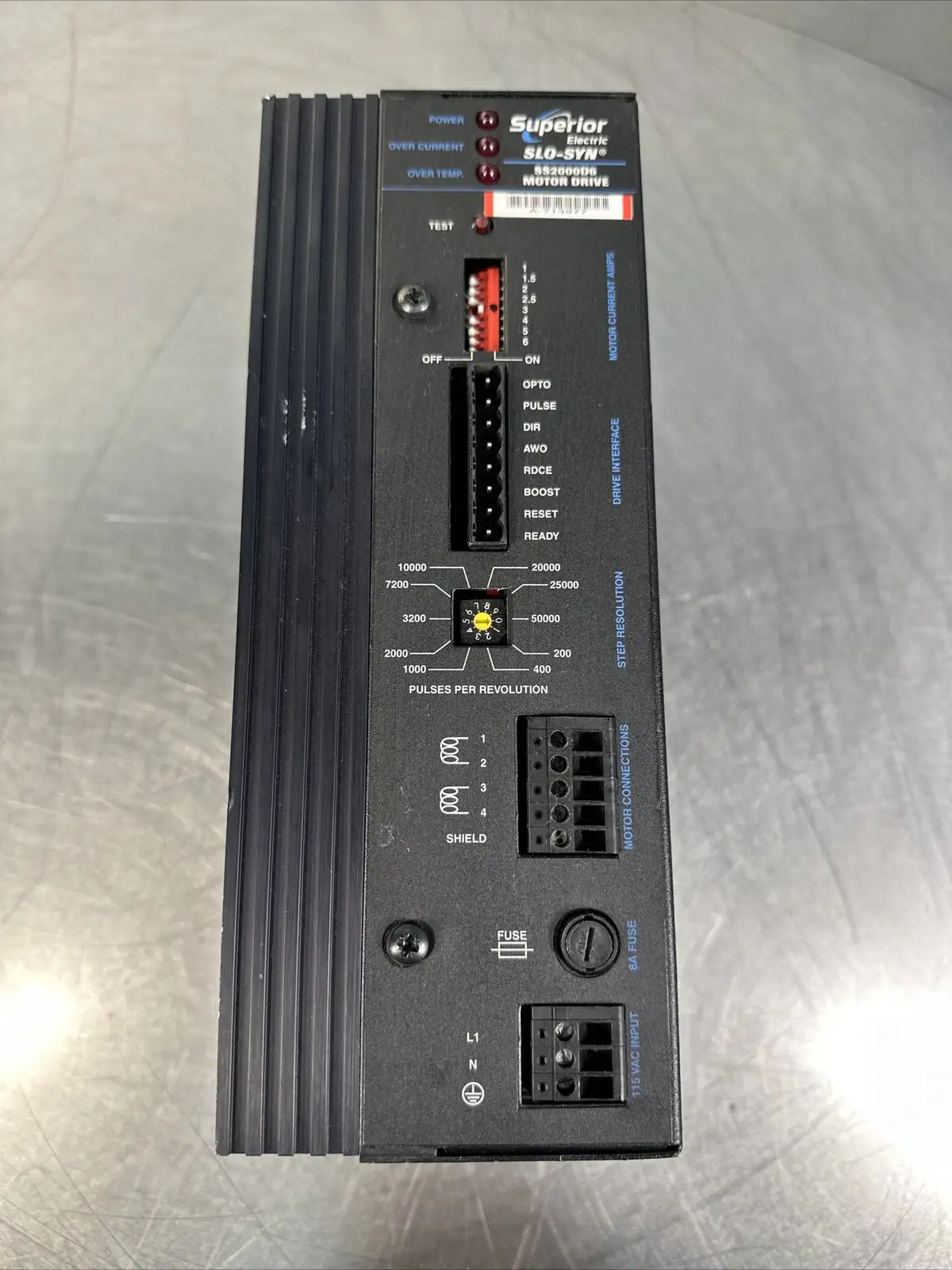 Superior Electric Slo-Syn SS2000D6 Stepper Motor Drive Driver (BIN-1.4.2)