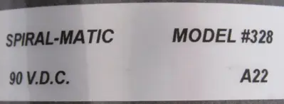 NEW SPIRAL-MATIC 328 MOTOR 90VDC